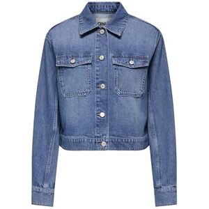 ONLY Onllumi Ls jacka för kvinnor, DNM PIM Noos, medium blå denim, x_s, Mellanblå denim, x_s ONLY Onllumi Ls jacka för kvinnor, DNM PIM Noos, medium blå denim, x_s, Mellanblå denim, x_s