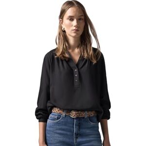 Street One Studio Raglan-blus i enfärgad, svart, 36 Street One Studio Raglan-blus i enfärgad, svart, 36