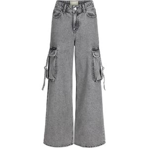 JJXX JXTOKYO Wide Cargo MW jeans DNM, Grå denim, 27W / 32L JJXX JXTOKYO Wide Cargo MW jeans DNM, Grå denim, 27W / 32L