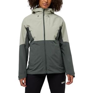 Jack Wolfskin Jacka dam, Skiffer/Grön, XS Jack Wolfskin Jacka dam, Skiffer/Grön, XS