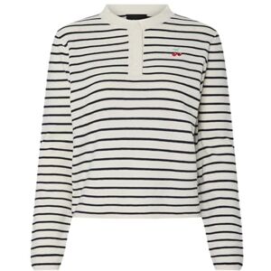 PIECES Pcsenna Ls Half Placket Knit Mpa Bc, Molndansare, S PIECES Pcsenna Ls Half Placket Knit Mpa Bc, Molndansare, S