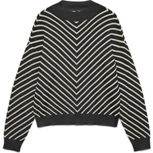 VERO MODA Vmcapricorn Ls highneck tröja Bf, svart, M VERO MODA Vmcapricorn Ls highneck tröja Bf, svart, M