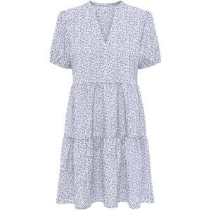 ONLY Onlnova Life Elite S/S Thea Dress AOP, Midnattsmarinblå, XS ONLY Onlnova Life Elite S/S Thea Dress AOP, Midnattsmarinblå, XS