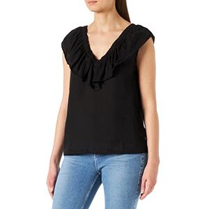 Lee Ruffle Tank Top för kvinnor, Svart (svart 01), S Lee Ruffle Tank Top för kvinnor, Svart (svart 01), S