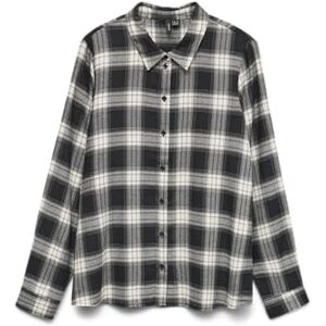 VERO MODA dam Vmlara Ls skjorta WVN Ga, svart, M VERO MODA dam Vmlara Ls skjorta WVN Ga, svart, M