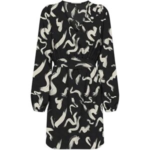 ONLY Onlnova Life VIS L/S SIRI Dress AOP, Black/Aop:587 Yoko, XS ONLY Onlnova Life VIS L/S SIRI Dress AOP, Black/Aop:587 Yoko, XS