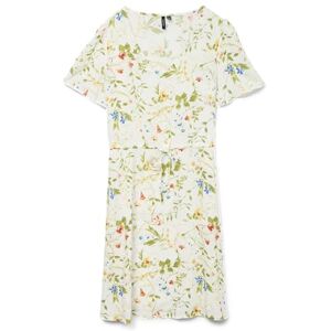 VERO MODA Vmeasy Joy Ss Short Dress WVN Ga, Snövit, M VERO MODA Vmeasy Joy Ss Short Dress WVN Ga, Snövit, M