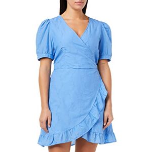 ONLY Kvinnors ONLLISA SS WRAP Dress WVN klänning, ultramarin, M ONLY Kvinnors ONLLISA SS WRAP Dress WVN klänning, ultramarin, M