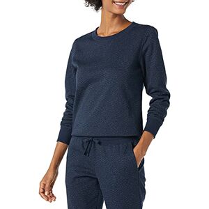 Amazon Essentials Dam Tröja i Fleece med Rund Hals (Finns i Extra Stor Storlek), Marinblå gepard, L Amazon Essentials Dam Tröja i Fleece med Rund Hals (Finns i Extra Stor Storlek), Marinblå gepard, L