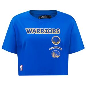 Pro Standard Dam NBA retro klassiker bomull enkel jersey kortärmad boxy t-shirt kungsblå, Kungsblå, XS Pro Standard Dam NBA retro klassiker bomull enkel jersey kortärmad boxy t-shirt kungsblå, Kungsblå, XS