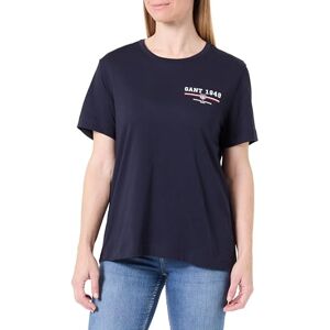 GANT REG Graphic SS T-shirt, Kvällsblå, S GANT REG Graphic SS T-shirt, Kvällsblå, S