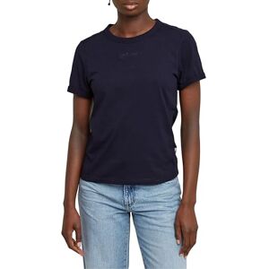G-STAR RAW Embro g-script logo r t wmn, Blå (Osaka Blue D26069-d975-3873), L G-STAR RAW Embro g-script logo r t wmn, Blå (Osaka Blue D26069-d975-3873), L