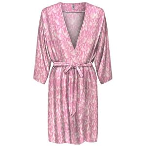 ONLY Onlnova Life Vis 3/4 Zula Kimono AOP Cs, Chockande rosa, M ONLY Onlnova Life Vis 3/4 Zula Kimono AOP Cs, Chockande rosa, M