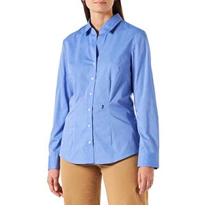 Seidensticker Bügelfreie, taillierte Hemdbluse für eine feminine Silhouette und optimalen Tragekomfort – Langarm – 100% Baumwolle dam Blus smal passform, Blue (Mittelblau 14), 42 Seidensticker Bügelfreie, taillierte Hemdbluse für eine feminine Silhouette und optimalen Tragekomfort – Langarm – 100% Baumwolle dam Blus smal passform, Blue (Mittelblau 14), 42