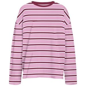 NOISY MAY Nmember L/S randig sweat Noos, Begonia rosa, M NOISY MAY Nmember L/S randig sweat Noos, Begonia rosa, M