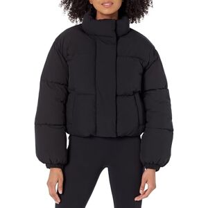 Amazon Essentials Crop Puffer jacka för kvinnor (finns i plusstorlek), svart, Large Amazon Essentials Crop Puffer jacka för kvinnor (finns i plusstorlek), svart, Large
