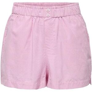 ONLY Onlfilucca Hw pull-up shorts WVN, Fuchsia rosa, XS ONLY Onlfilucca Hw pull-up shorts WVN, Fuchsia rosa, XS