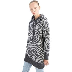 DeFacto Långa skjortor med långärmad tunika skjortor (antracit, XL), Antracit DeFacto Långa skjortor med långärmad tunika skjortor (antracit, XL), Antracit