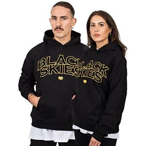 Blackskies Oversize Het Heavy Vikt Huvtröja Streetwear Luxury Sweers Men's Ladies Tröja Tröja Tröja med flock, Svart gelb huvtröja, M Blackskies Oversize Het Heavy Vikt Huvtröja Streetwear Luxury Sweers Men's Ladies Tröja Tröja Tröja med flock, Svart gelb huvtröja, M