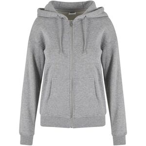 Urban Classics Damjacka, klassisk dragkedja, huvtröja, basic sweatjacka, sweatshirt med huva i 5 färgvarianter tillgängliga, storlekar XS – 5XL, GRÅ, M Urban Classics Damjacka, klassisk dragkedja, huvtröja, basic sweatjacka, sweatshirt med huva i 5 färgvarianter tillgängliga, storlekar XS – 5XL, GRÅ, M