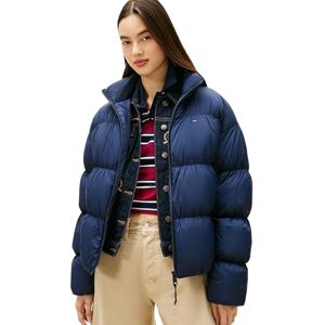 Tommy Jeans dam TJW ROUCHED PFFR JCKT DWN EXT DW0DW22042 pufferjacka, blå (mörk natt marinblå), 5XL, Blå (mörk natt marinblå), 5XL stor Tommy Jeans dam TJW ROUCHED PFFR JCKT DWN EXT DW0DW22042 pufferjacka, blå (mörk natt marinblå), 5XL, Blå (mörk natt marinblå), 5XL stor