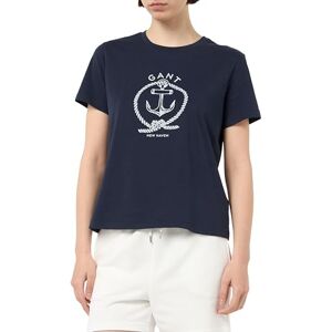 GANT REG Graphic SS T-HIRT, Kvällsblå, XS GANT REG Graphic SS T-HIRT, Kvällsblå, XS