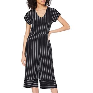 Koton Dam jumpsuit Im Kreidestreifenlook, Svart (Schwarz 83s), 34 SE Koton Dam jumpsuit Im Kreidestreifenlook, Svart (Schwarz 83s), 34 SE