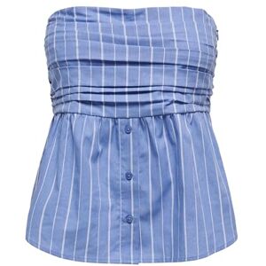 ONLY Onlesie Life Bandeau Top Ptm, Blue Bonnet, L ONLY Onlesie Life Bandeau Top Ptm, Blue Bonnet, L