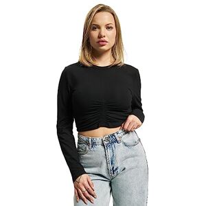 ONLY Dam ONLMALOU L/S Ruching Top Box JRS långärmad tröja, svart, M, svart, M ONLY Dam ONLMALOU L/S Ruching Top Box JRS långärmad tröja, svart, M, svart, M