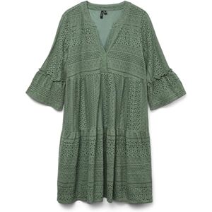 VERO MODA Vmhoney Lace 3/4 V-hals tunika WVN, Laurelkrans, XS VERO MODA Vmhoney Lace 3/4 V-hals tunika WVN, Laurelkrans, XS