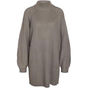 NOISY MAY Nmtimmy L/S stickad klänning Noos, Kolgrå, XL NOISY MAY Nmtimmy L/S stickad klänning Noos, Kolgrå, XL