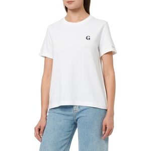 GANT REG G Badge SS T-shirt, Vit, L GANT REG G Badge SS T-shirt, Vit, L