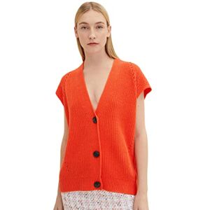 TOM TAILOR Damer Tröjor 1035291, 15612 Fever Red, XXS TOM TAILOR Damer Tröjor 1035291, 15612 Fever Red, XXS