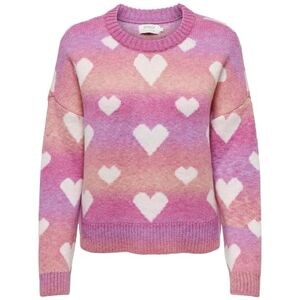 ONLY Bestseller A/S Dam ONLAIDA L/S CC KNT tröja, lavendula/detalj: azalea rosa/fransk vanilja/W. CD Hearts, L, Lavendula/Detail:azalea Pink/French Vanilla/W. Cd Hearts, L ONLY Bestseller A/S Dam ONLAIDA L/S CC KNT tröja, lavendula/detalj: azalea rosa/fransk vanilja/W. CD Hearts, L, Lavendula/Detail:azalea Pink/French Vanilla/W. Cd Hearts, L