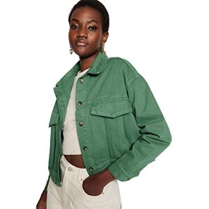 Trendyol Damskjorta krage vanlig vanlig jacka rock, khaki, S, Khaki, S Trendyol Damskjorta krage vanlig vanlig jacka rock, khaki, S, Khaki, S