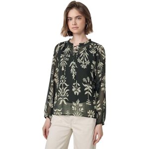 Street One Studio mönstrad chiffongtunika, Ökenfuru grön, 40 Street One Studio mönstrad chiffongtunika, Ökenfuru grön, 40