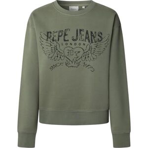 Pepe Jeans dam BEBERLY tröja, grön (KHAKI GRÖN), XL, Grön (Khaki-grön), XL Pepe Jeans dam BEBERLY tröja, grön (KHAKI GRÖN), XL, Grön (Khaki-grön), XL