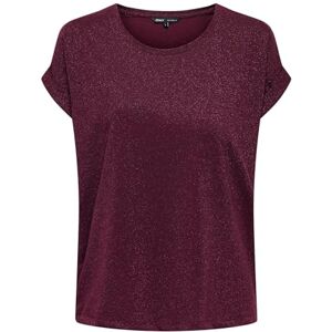 ONLY Onlmoster Glitter S/S Top JRS, Choklad truffle, XS ONLY Onlmoster Glitter S/S Top JRS, Choklad truffle, XS