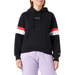 Champion Dam Legacy Heritage Block Powerblend sweatshirt med huva, Svart, XXL Champion Dam Legacy Heritage Block Powerblend sweatshirt med huva, Svart, XXL