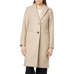 VERO MODA Bestseller A/S VMBLAZA AW23 Long Wool Coat BOOS kappa, silver Mink/detalj:melange, M, Silver Mink/Detail:MELANGE, M VERO MODA Bestseller A/S VMBLAZA AW23 Long Wool Coat BOOS kappa, silver Mink/detalj:melange, M, Silver Mink/Detail:MELANGE, M
