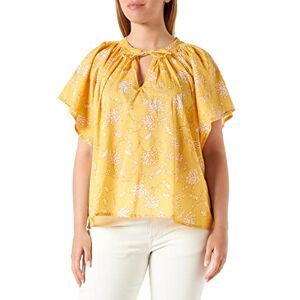 Part Two Dam Pardispw to Relaxed Fit Top, Amber Yellow Block Print, 46 SE Part Two Dam Pardispw to Relaxed Fit Top, Amber Yellow Block Print, 46 SE