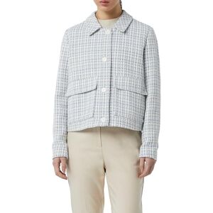 Comma kort tweed-jacka med påsydda fickor, Blassblå, 40 Comma kort tweed-jacka med påsydda fickor, Blassblå, 40