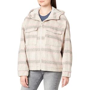 TOM TAILOR Denim Damer Jacka med rutmönster 1033563, 30268 Amber Pink Beige Check, XXL TOM TAILOR Denim Damer Jacka med rutmönster 1033563, 30268 Amber Pink Beige Check, XXL
