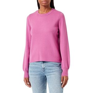 PIECES Bestseller A/S Dam Pcjenna Ls O-neck Knit Noos Bc tröja, Strålande orkidé, L PIECES Bestseller A/S Dam Pcjenna Ls O-neck Knit Noos Bc tröja, Strålande orkidé, L