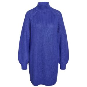 NOISY MAY Nmtimmy L/S stickad klänning Noos, Bländande blå, L NOISY MAY Nmtimmy L/S stickad klänning Noos, Bländande blå, L
