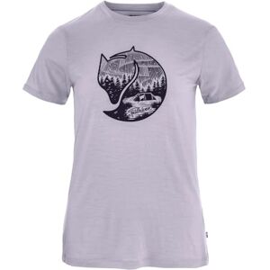 Fjällräven Abisko ull Fox SS T-shirt, Lavender Mist- Dark Navy, S, Lavendel mist – mörk marinblå, S Fjällräven Abisko ull Fox SS T-shirt, Lavender Mist- Dark Navy, S, Lavendel mist – mörk marinblå, S