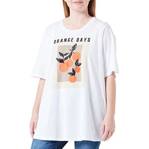 Kaffe Curve Kcbamma T-shirt dam, Optisk vit, M Stor Kaffe Curve Kcbamma T-shirt dam, Optisk vit, M Stor