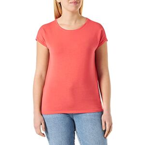 VERO MODA dam Tröja Vmava Plain Ss Top Gajrs Noos, Solkysst korall, L VERO MODA dam Tröja Vmava Plain Ss Top Gajrs Noos, Solkysst korall, L