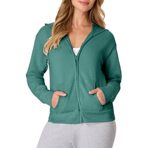 Hanes , EcoSmart Fleece Full Hoodie, Zip-Up Hooded Sweatshirt for Women, SPANISH MOSS Hanes , EcoSmart Fleece Full Hoodie, Zip-Up Hooded Sweatshirt for Women, SPANISH MOSS