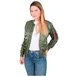 Alpha Industries MA-1 VF 59 Bomberjacka för damer, Sage-Green Alpha Industries MA-1 VF 59 Bomberjacka för damer, Sage-Green